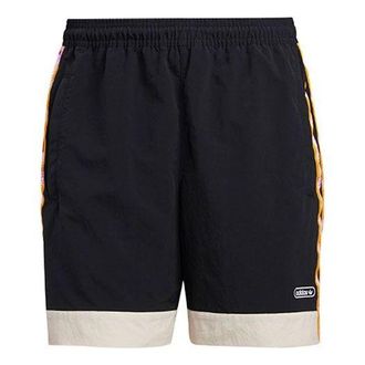 adidas originals Stripe Printing Sports Short Pant Male Black GN3897