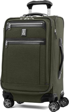 Travelpro Platinum Elite Softside Expandable Carry-On 21-Inch Luggage in Pilot Green at Nordstrom