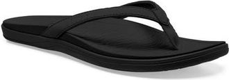Sanuk Wave Whisper Flip Flop in Black at Nordstrom, Size 10