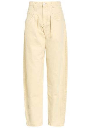 Isabel Marant Lisha Barrel-leg Jeans - Beige - 34 (UK6 / XS)