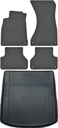 OEM Juego De Alfombrillas De Goma Para Coche Y Alfombrilla Para Maletero Para Audi A4 B9 Sed&aacute;n Desde Noviembre De 2015