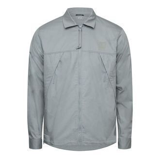 C.P. Company Heren C.P. Company Metropolis Serie Gabardine Zip Overhemd in Grijs