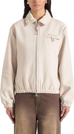 Mani&egrave;re De Voir Kilian Unisex Twill Signature Jacket in Beige at Nordstrom, Size X-Large
