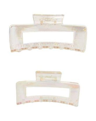 8 by YOOX TRANSPARENT BIG HAIRCLIP SET