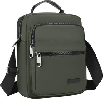 Generic Compatible For Mens Versatile Male Oxford Crossbody Bags(Green)