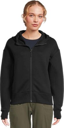 L.L.Bean Multisport Full Zip Hooded Sweatshirt Womens Sweatshirt Midnight Black : XL, Cotton/Polyester/Spandex