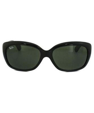 Ray-Ban Butterfly Womens Black Green Sunglasses - One Size