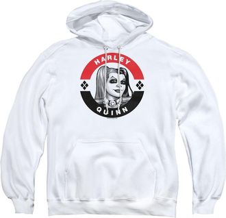 Gildan Batman Harley President Circle Adult Pull Over Hoodie / Hooded Sweatshirt