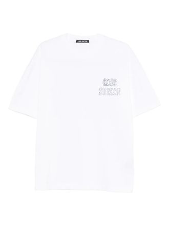 Cole Buxton logo T-shirt - Wit