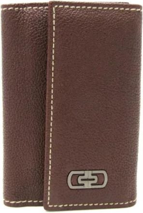 Bulgari Pre-owned Leather key-holders - Dames - Vintage Accessoires - Bruin - ONE Size - Vintage