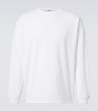 Auralee Luster Plaiting cotton T-shirt