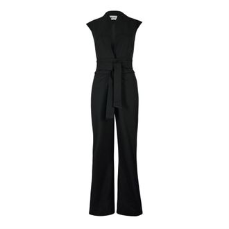 Odd Muse Womens Mus Jumpsuit T Ld99 in Black - Size 2XS