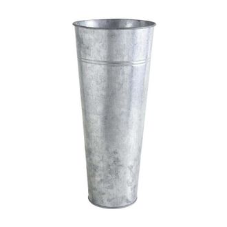 OEM Vase Jardin - Zinc Lourd - 40 Cm De Hauteur - Diam&egrave;tre 23 Cm - Profondeur 15,5 Cm - Int&eacute;rieur Ext&eacute;rieur - 1 Pi&egrave;ce