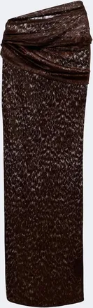 Alex Perry Draped lace maxi skirt