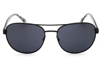 Draper James DJ7040 Aviator Metal Sunglasses - Black