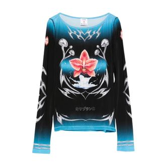 Casablanca Long Sleeve Tops, female, Multicolor, Size: XS Maglie Sweater