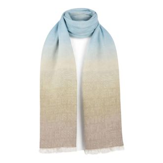 Twinset Gradient Jacquard Scarf - female - Twinset - Winter Scarves - Multicolor - ONE SIZE - Accessories