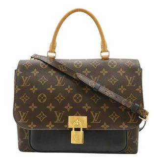 Louis Vuitton Pre-owned Monogram Shoulder Bag - Dames - Pre-owned - Bruin - Maat: ONE Size Leer