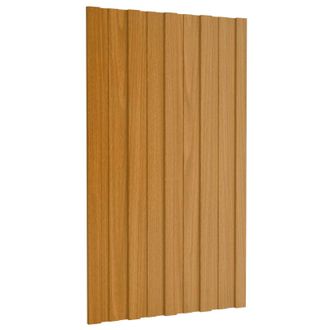 vidaXL Panel De Techo 36 Pcs Natural 80 X 45 Cm Acero Galvanizado Vidaxl