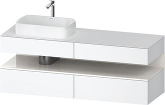 Duravit Qatego Consola Mueble Bajo Lavabo, 2 Extensiones, 2 - Duravit