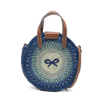 Anya Hindmarch Handbags, female, Blue, Size: ONE SIZE Monda Round Shoulder Bag