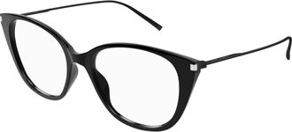 Saint Laurent Zwarte Brillenmonturen SL 627 - unisex - Brillen - Zwart - 52 MM - Accessoires