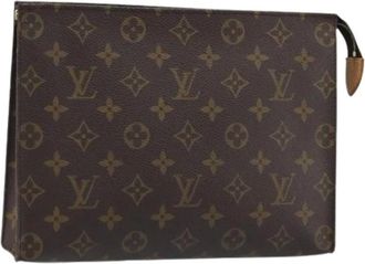 Louis Vuitton Pre-owned Clutches, female, Brown, Size: ONE SIZE Pre-owned Pouch