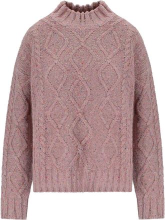 Twin-Set MAGLIONE LUPETTO ROSA TWINSET