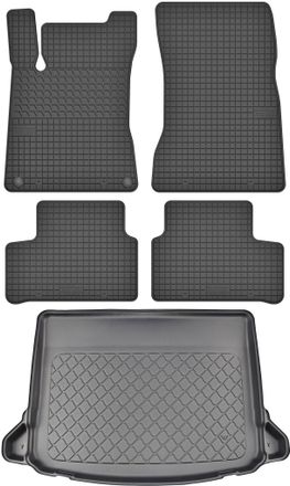 OEM Juego De Alfombrillas De Goma Para Coche Y Maletero Para Mercedes Clase A W177 Hatchback Desde Mayo De 2018