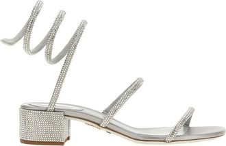 Rene Caovilla Grey Cleo Sandals