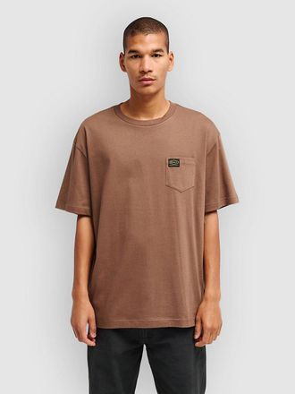 Rvca Americana Pocket T-Shirt marrone