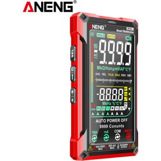 OEM Mult&iacute;metro Digital Con Pantalla T&aacute;ctil Roja/negra De Rango Autom&aacute;tico 622b