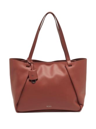 Tumi leather tote bag - Brown