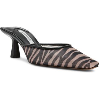 Steve Madden Alyse Mule in Zebra Fine Mesh at Nordstrom, Size 6.5