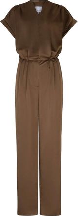 Dante6 Dames, Jumpsuits & Playsuits, Bruin, Maat: 2XL Satijn