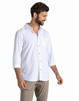 Craghoppers Mens Craghoppers Mens Nuoro II Nosilife Shirt - White - Size: Regular/36