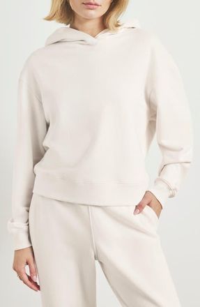 Splendid Laguna Lounge Cotton Hoodie in Moonstone White at Nordstrom, Size X-Small
