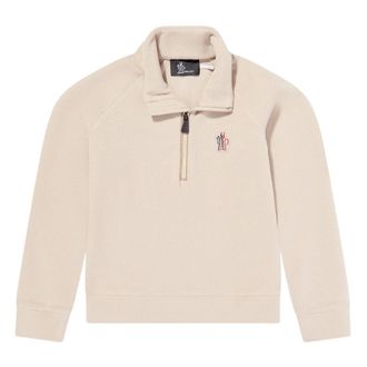 Moncler Grenoble Thermal Top - male - Moncler - Kids Sweatshirts - Beige - 6 Y - Kids