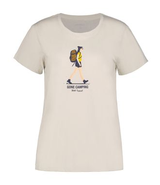 Icepeak T-Shirt ICEPEAK D T-SHIRT MARICOPA, Damen, Gr. XXL, gelb (powder), Obermaterial: 100% Baumwolle, Rundhals, Shirts T-Shirt, sportlicher Stil, aus Baumw