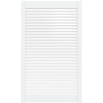 vidaXL Puerta De Armario De Lamas Madera Pino Blanco 99,3x59,4 Cm Vidaxl