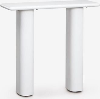 Sklum Consola Recibidor Rectangular 80x30 Cm En Cemento Tiena Sklum