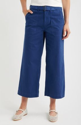 Nic+Zoe Highland Soft Stretch Wide Leg Pants in Rich Indigo at Nordstrom, Size 14