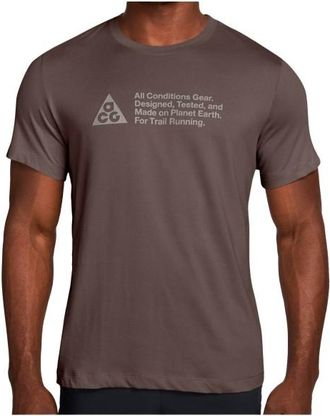 Nike ACG Dri-Fit T-Shirt Funktionsshirt f&uuml;r Herren | braun