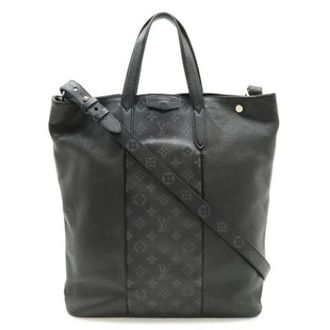 Louis Vuitton Pre-owned Monogram Eclipse Tote - Heren - Pre-owned - Zwart - Maat: ONE Size Leer