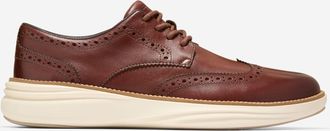 Cole Haan Mens &Oslash;riginal Grand Horizon Wingtip Oxford Shoes - Brown Size 10.5