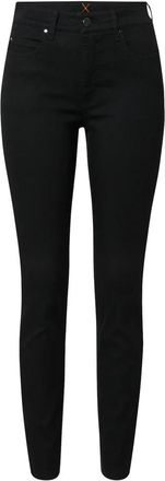 M.A.C Dream Skinny Zwarte Cropped Broek - Dames - Skinny broeken - Zwart - S - Broeken