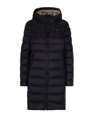 Blauer Black Agnes Long Quilted Down Jacket
