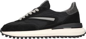 D.A.T.E. Athleta Touch - Heren - Sneakers - Zwart - 44 EU - Leer - Schoenen