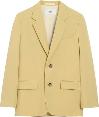 Ami Giacca monopetto in lana - Verde