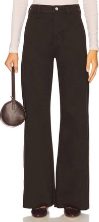 Pistola Denim Penny High Rise Wide Leg Crop Jeans In Mocha